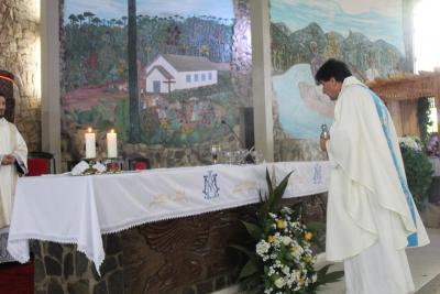 Missa de ação de graças encerrou as celebrações da 37ª edição da Festa em louvor a N. Sra. Aparecida de Laranjeiras do Sul